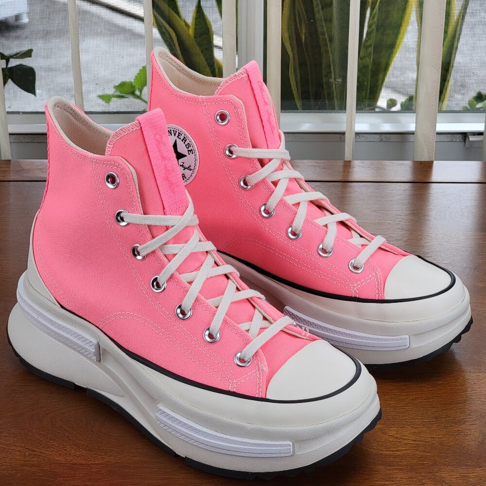 Converse Women's Run Star Legacy CX Hi Canvas A05012C Electric Blush Multi Sizes